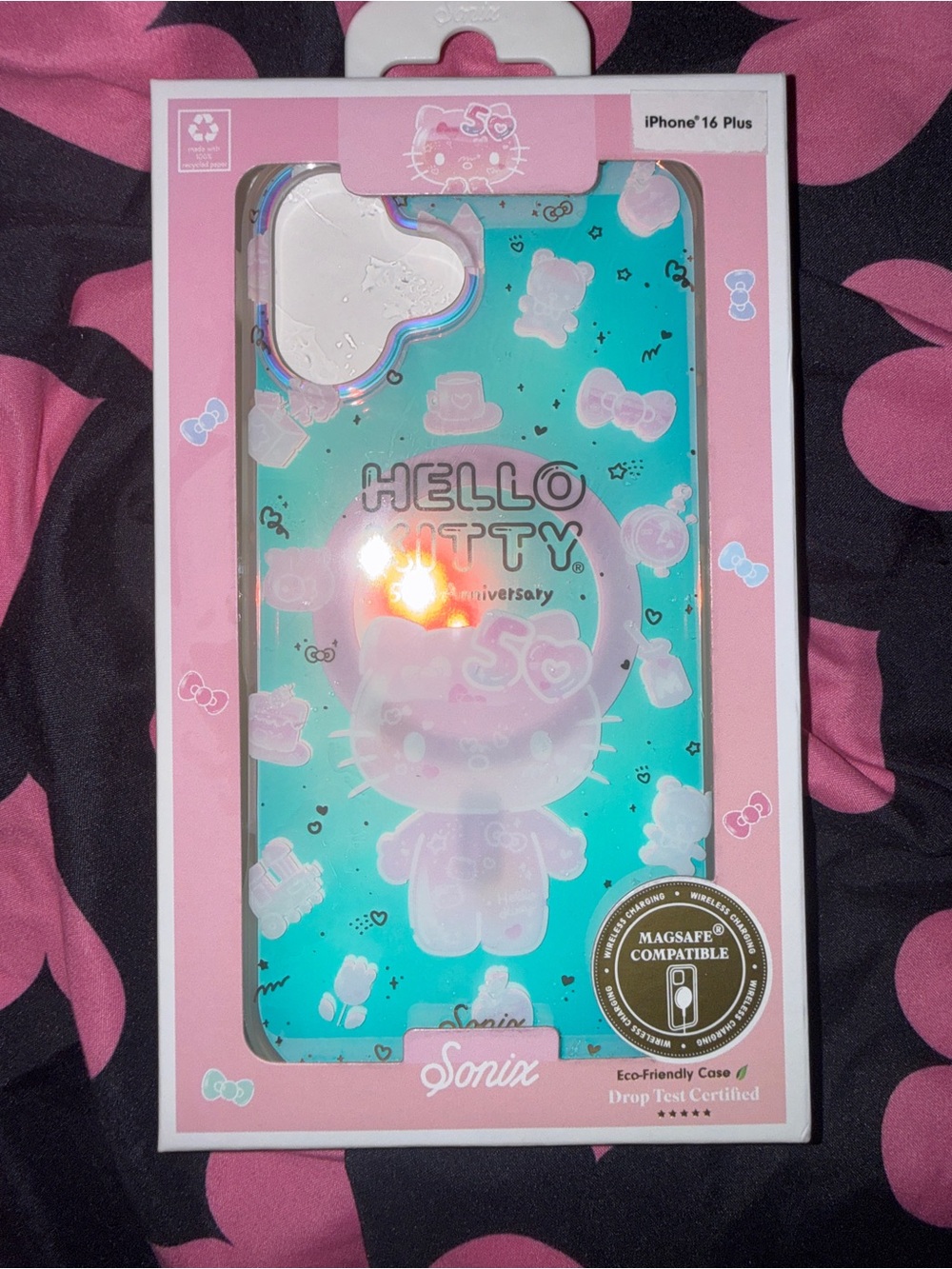 Sonix Hello Kitty iPhone 16 Plus Case - Pink/Teal